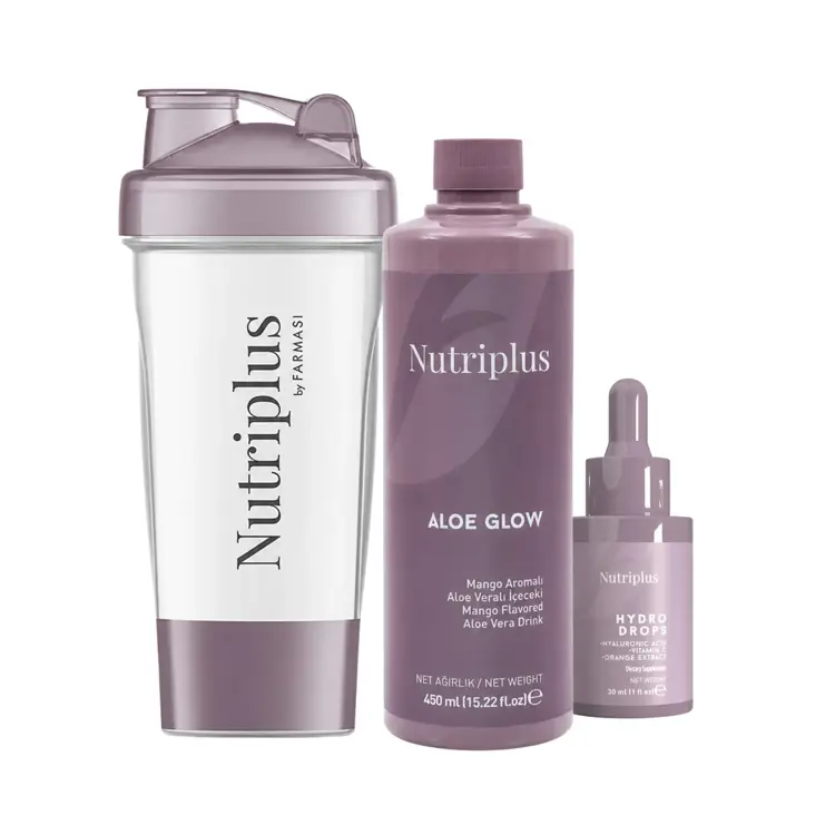 image of Nutriplus Aloe Glow & Hydro Set with Lily Shaker
